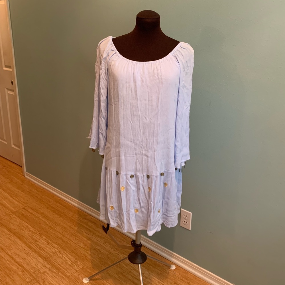 Lilly Pulitzer tunic dress in light blue, S, GUC